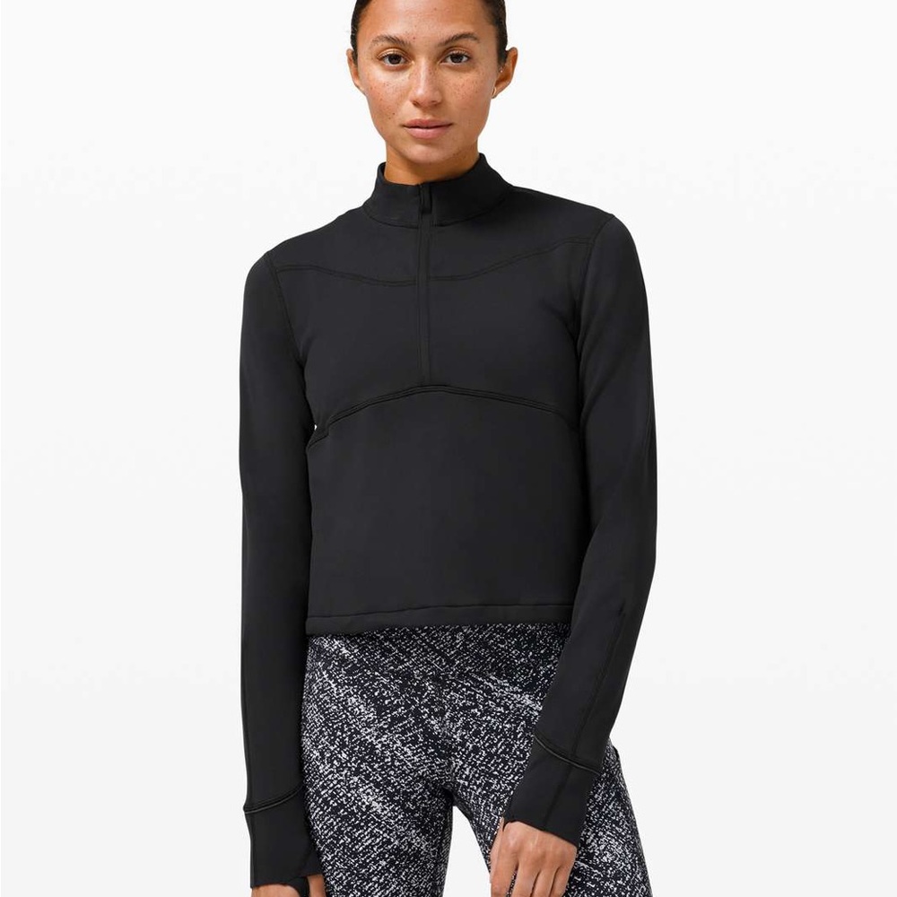 Lululemon Rulu Cropped running top